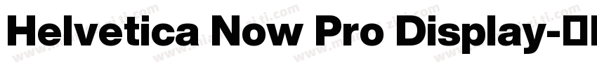 Helvetica Now Pro Display字体转换